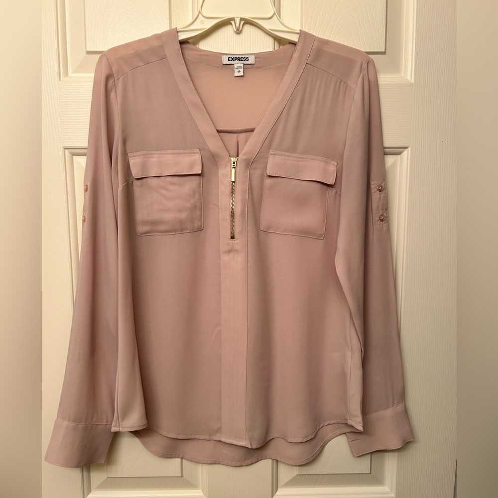 Express Women's Pink Blouse